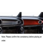 Dekorativer Aufkleber für das vordere Bedienfeld des Beifahrersitzes in der Mitte des Auto-Carbon-Fasers für Chevrolet Camaro 2017–2019, linker Antrieb, Front Passenger Seat Center Control Panel, Left Drive – Bild 6