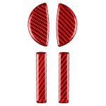 4-in-1-Auto-Carbonfaser-Türgriff-dekorativer Aufkleber für BMW Mini Cooper Clubman Countryman F55 F54 F60, Links- und Rechtsantrieb Universal, 4 in 1 Door Handle