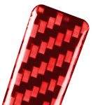 Auto-Carbon-Faser-Schaltknopf-dekorativer Aufkleber für Porsche Macan 2014–2021, linker und rechter Antrieb universell, Gear Button A – Bild 3