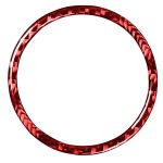 Auto-Karbonfaser-Stoppuhr-Ring, dekorativer Aufkleber für Porsche Macan 2014–2021, Links- und Rechtsantrieb, universell, Stopwatch Ring