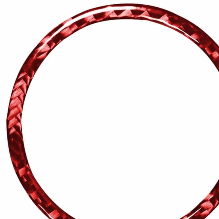 Auto-Karbonfaser-Stoppuhr-Ring, dekorativer Aufkleber für Porsche Macan 2014–2021, Links- und Rechtsantrieb, universell, Stopwatch Ring – Bild 3