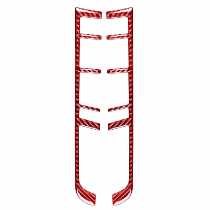 CRP6700R.jpg Auto-Carbonfaser-Schaltknopfrahmen, dekorativer Aufkleber für Porsche Macan 2014–2021, linker und rechter Antrieb, universell, Gear Button – Bild 1