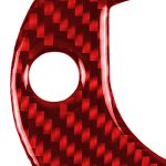 Auto-Carbonfaser-Lenkrad-dekorativer Aufkleber für Porsche Macan 2014–2021, Links- und Rechtsantrieb universal, Steering Wheel – Bild 3