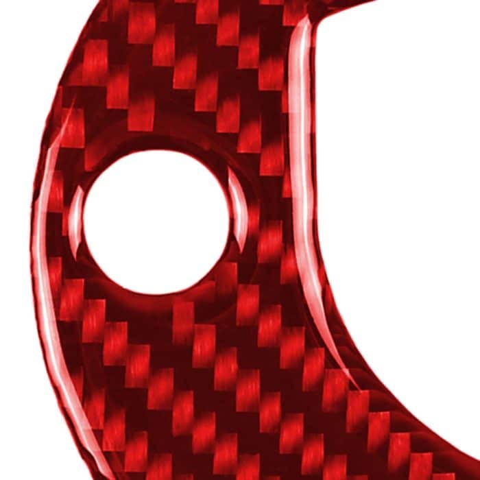 Auto-Carbonfaser-Lenkrad-dekorativer Aufkleber für Porsche Macan 2014–2021, Links- und Rechtsantrieb universal, Steering Wheel – Bild 3