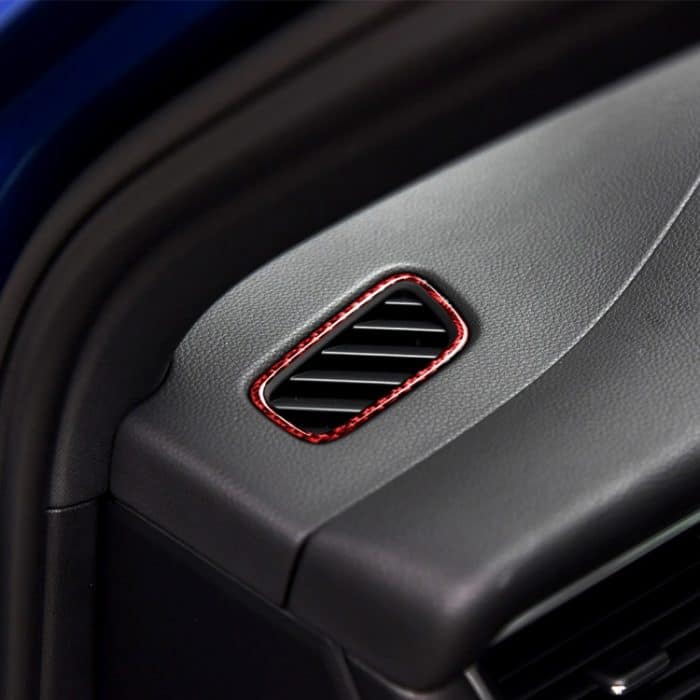 Auto-Carbon-Faser-Luftauslass-Panel-dekorativer Aufkleber für Porsche Macan 2014–2021, Links- und Rechtsantrieb Universal, Air Outlet Panel – Bild 5
