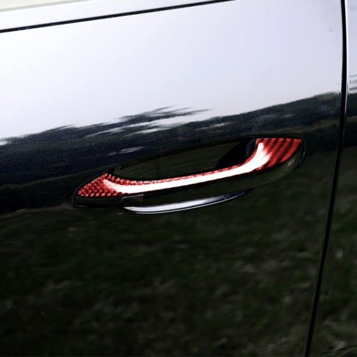 Auto-Carbonfaser-Außentürgriff-dekorativer Aufkleber für Porsche Macan 2014-2021, Links- und Rechtsantrieb Universal, Outside Door Handle – Bild 5