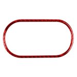 Auto-Carbon-Faser-Scheinwerfer-Schalttafel-dekorativer Aufkleber für Porsche Macan 2014–2021, linker und rechter Antrieb Universal, Headlight Switch Panel