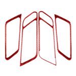 Auto-Carbon-Faser-Türgriff-Rahmenverkleidung, dekorativer Aufkleber für Porsche Macan 2014–2021, Links- und Rechtsantrieb, universell, Door Handle Frame Panel