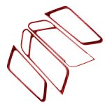 Auto-Carbon-Faser-Türgriff-Rahmenverkleidung, dekorativer Aufkleber für Porsche Macan 2014–2021, Links- und Rechtsantrieb, universell, Door Handle Frame Panel – Bild 3