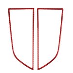 Auto-Carbon-Faser-Armaturenbrett-Luftauslass-Panel-dekorativer Aufkleber für Porsche Macan 2014–2021, linker und rechter Antrieb Universal, Dashboard Air Outlet Panel