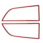 Auto-Carbon-Faser-Armaturenbrett-Luftauslass-Panel-dekorativer Aufkleber für Porsche Macan 2014–2021, linker und rechter Antrieb Universal, Dashboard Air Outlet Panel – Bild 3