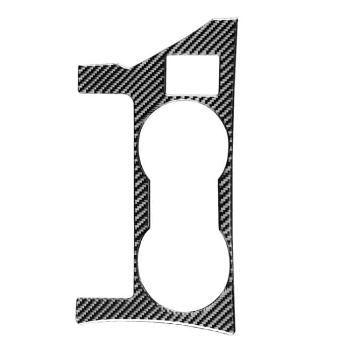 Auto Kohlenstofffaser-Hinterer-Wasser-Becher-Halter-Panel einen dekorativen Aufkleber für Toyota Corolla / Levin 2014-2018, linke Fahrt – Bild 1