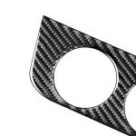 Car Carbon Faser Klimaanlage Switch Panel Dekorativer Aufkleber für Toyota Corolla / Levin 2014-2018, linke Fahrt – Bild 3