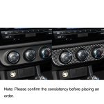 Car Carbon Faser Klimaanlage Switch Panel Dekorativer Aufkleber für Toyota Corolla / Levin 2014-2018, linke Fahrt – Bild 6