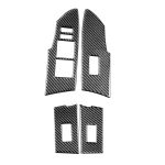 Auto Kohlenstofffaserfenster-dekorativer Aufkleber für Toyota Corolla / Levin 2014-2018, rechts fahren