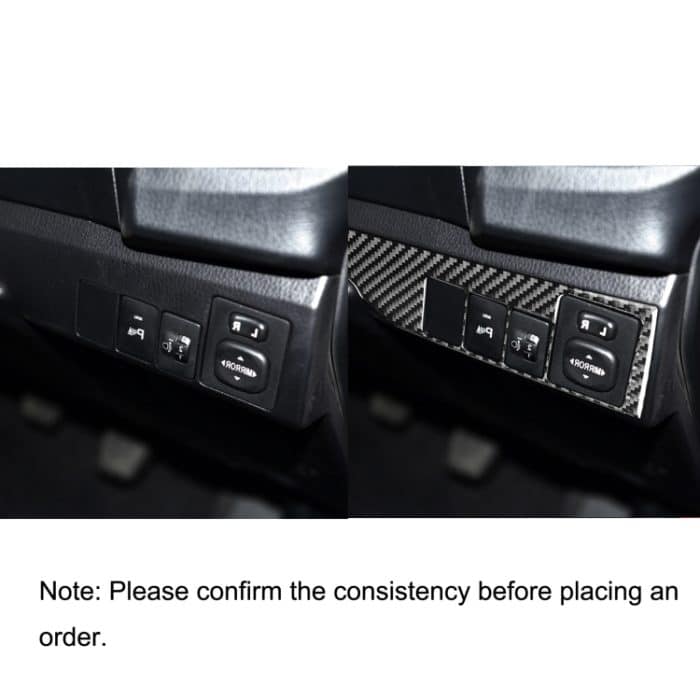 Auto Kohlefaser Scheinwerferschalter Dekorativer Aufkleber für Toyota Corolla / Levin 2014-2018, Rechtsfahrt – Bild 6