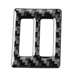 Auto Carbon Fiber Central Air Outlet Switch Dekorative Aufkleber für Toyota Corolla / Levin 2014-2018, linke und rechte Antrieb universell