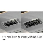 Auto Carbon Fiber Dashboard Air Outlet Dekorative Aufkleber für Toyota Corolla / Levin 2014-2018, links und rechts Antrieb universell – Bild 6