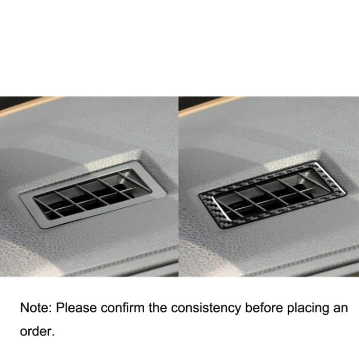 Auto Carbon Fiber Dashboard Air Outlet Dekorative Aufkleber für Toyota Corolla / Levin 2014-2018, links und rechts Antrieb universell – Bild 6