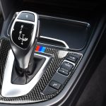 Dreifarbige Kohlefaser-Auto-Gang-Panel dekorativer Aufkleber für BMW (F30) 2013-2017 / (F34) 2013-2017, rechts fahren – Bild 5