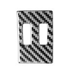 Car Carbon Faser Klimaanlage Knopf Dekorative Aufkleber für Audi A6l / A7 2019-, Rechtsfahrt