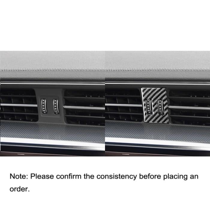 Car Carbon Faser Klimaanlage Knopf Dekorative Aufkleber für Audi A6l / A7 2019-, Rechtsfahrt – Bild 6