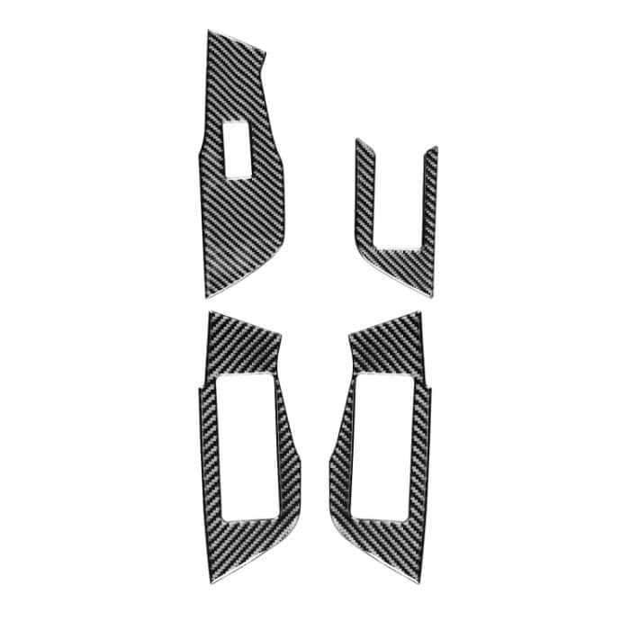 Auto Kohlefaserfenster Glashaube Dekorative Aufkleber für Audi A6l / A7 2019-, Rechtsfahrt – Bild 1