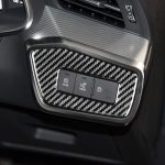 Auto Kohlefaser Scheinwerferschalter Dekorativer Aufkleber für Audi A6l / A7 2019-, Rechtsfahrt – Bild 5