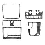 7 in 1 Auto Kohlefaserzahnradsatz B Dekorativer Aufkleber für Volvo XC90 2003-2014, linke Fahrt