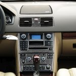 7 in 1 Auto Kohlefaserzahnradsatz B Dekorativer Aufkleber für Volvo XC90 2003-2014, linke Fahrt – Bild 5