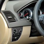 3 in 1 Autokohle-Kohlenstoff-Lenkrad-Set dekorativer Aufkleber für Volvo XC90 2003-2014, linke und rechter Antrieb universell – Bild 5