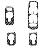 Auto-Kohlefaserfenster heben einen dekorativen Aufkleber für Volvo XC90 2003-2007, Rechtsfahrt