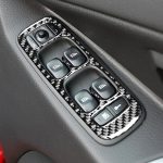 Auto-Kohlefaserfenster heben einen dekorativen Aufkleber für Volvo XC90 2003-2007, Rechtsfahrt – Bild 5