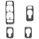 Auto-Kohlenstofffaserfenster heben einen dekorativen Aufkleber für Volvo XC90 2003-2007, linke Fahrt