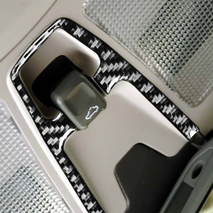 Auto Kohlefaserleuchte ein dekorativer Aufkleber für Volvo XC90 2003-2014, links und rechts Antrieb universell – Bild 5