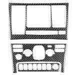 Auto Carbon Faser Bedienfeld Set B Dekorativer Aufkleber für Volvo XC90 2003-2014, linke und rechte Antrieb universell