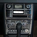 Auto Carbon Faser Bedienfeld Set B Dekorativer Aufkleber für Volvo XC90 2003-2014, linke und rechte Antrieb universell – Bild 5
