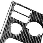 Car Carbon Fiber Control Panel Set einen dekorativen Aufkleber für Volvo XC90 2003-2014, links und rechts universell – Bild 3