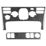 Kohlenstofffaser-Klimaanlage ein dekorativer Aufkleber für Volvo XC90 2003-2014, links und rechts Antrieb universell
