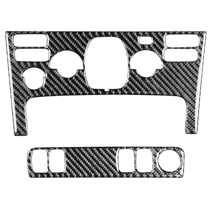 Kohlenstofffaser-Klimaanlage ein dekorativer Aufkleber für Volvo XC90 2003-2014, links und rechts Antrieb universell – Bild 1