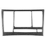 Auto-Kohlenstofffaser-CD-Panel dekorativer Aufkleber für Volvo XC90 2003-2014, linke und rechter Antrieb universell