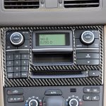 Auto-Kohlenstofffaser-CD-Panel dekorativer Aufkleber für Volvo XC90 2003-2014, linke und rechter Antrieb universell – Bild 5