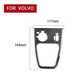 Auto Kohlefaserscheinwerfersteuerung Dekorativer Aufkleber für Volvo XC90 2003-2014, links und rechts Antrieb Universal – Bild 2