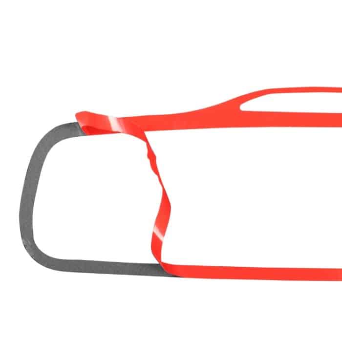 Auto Kohlenstofffaser Rückspiegel Dekorativer Aufkleber für Volvo XC90 2003-2014, links und rechts Antrieb universell – Bild 4