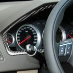 Auto Kohlenstofffaser Tachometer Dekorativer Aufkleber für Volvo XC90 2003-2014, links und rechts Antrieb universell – Bild 5