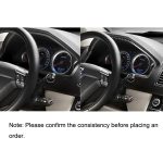 Auto Kohlenstofffaser Tachometer Dekorativer Aufkleber für Volvo XC90 2003-2014, links und rechts Antrieb universell – Bild 6