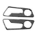 Auto Kohlefasersitzeinstellung Panel Dekorativer Aufkleber für Audi A6l / A7 2019-, links und rechts Antrieb Universal