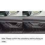 Auto Kohlenstofffaserinnen Türschüssel dekorativer Aufkleber für Audi A6l / A7 2019-, links und rechts Antrieb Universal – Bild 6