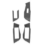 Auto Kohlefaserfenster Glashaube Dekorative Aufkleber für Audi A6l / A7 2019-, Linke Fahrt