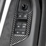 Auto Kohlefaserfenster Glashaube Dekorative Aufkleber für Audi A6l / A7 2019-, Linke Fahrt – Bild 5